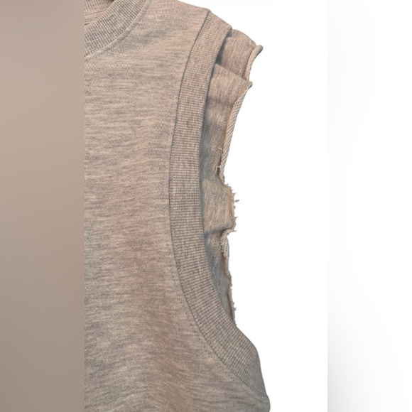 NEW Free People Movement Flutter Sleeve Sweatshirt Tank Heather Grey - Picture 6 of 9